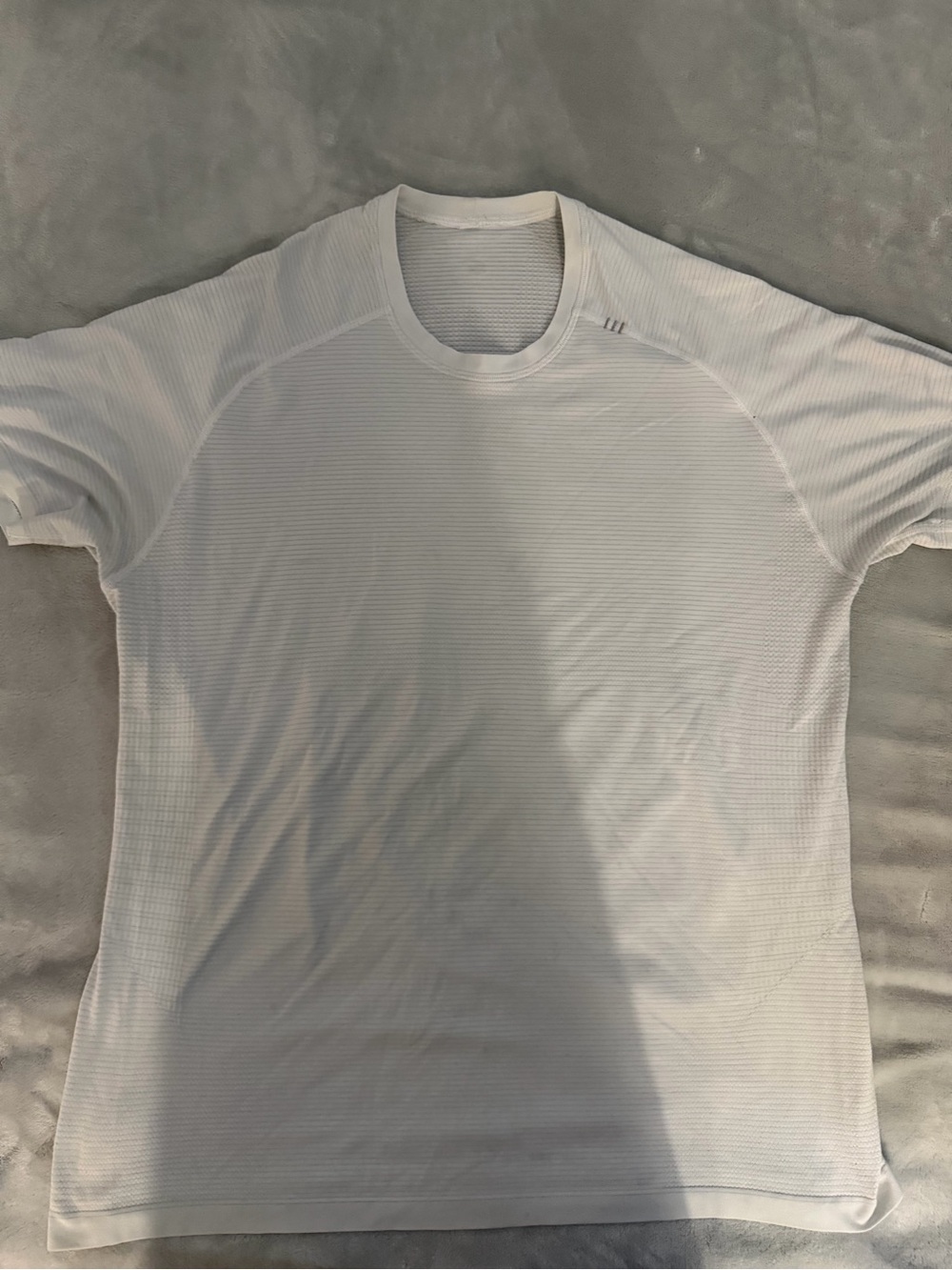 Lululemon mental vent tech White Performance Crew Neck Tee